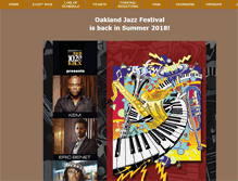 Tablet Screenshot of oaklandjazzfestival.com